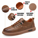 Tênis Ortopédico Italiano de Couro Legitimo